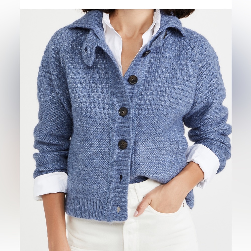 THE GREAT shrunken hearth cardigan size 0